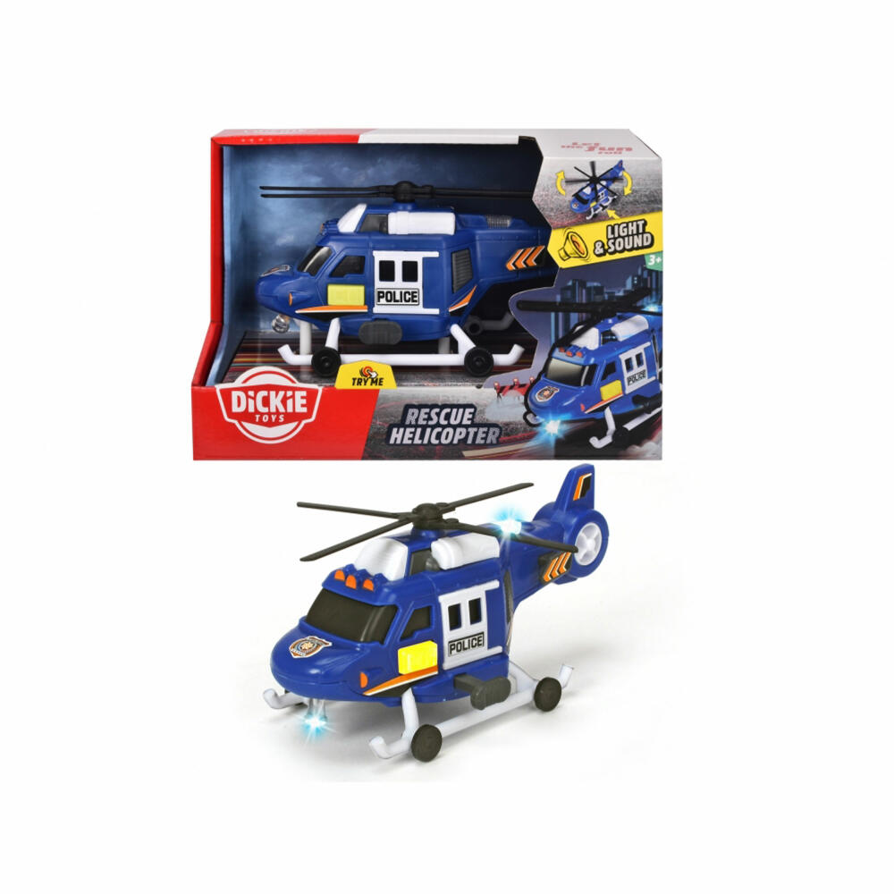 Dickie Toys Helicopter Police, Toy Helicopter, Helicopter, 203302016