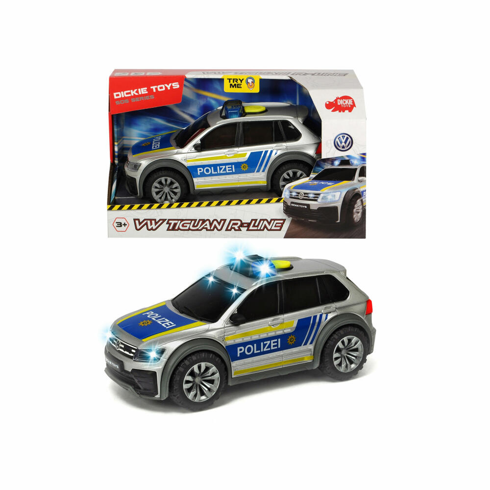 Dickie Toys VW Tiguan R-Line, police car, SUV, police car, emergency vehicle, toy car, toy, 203714013