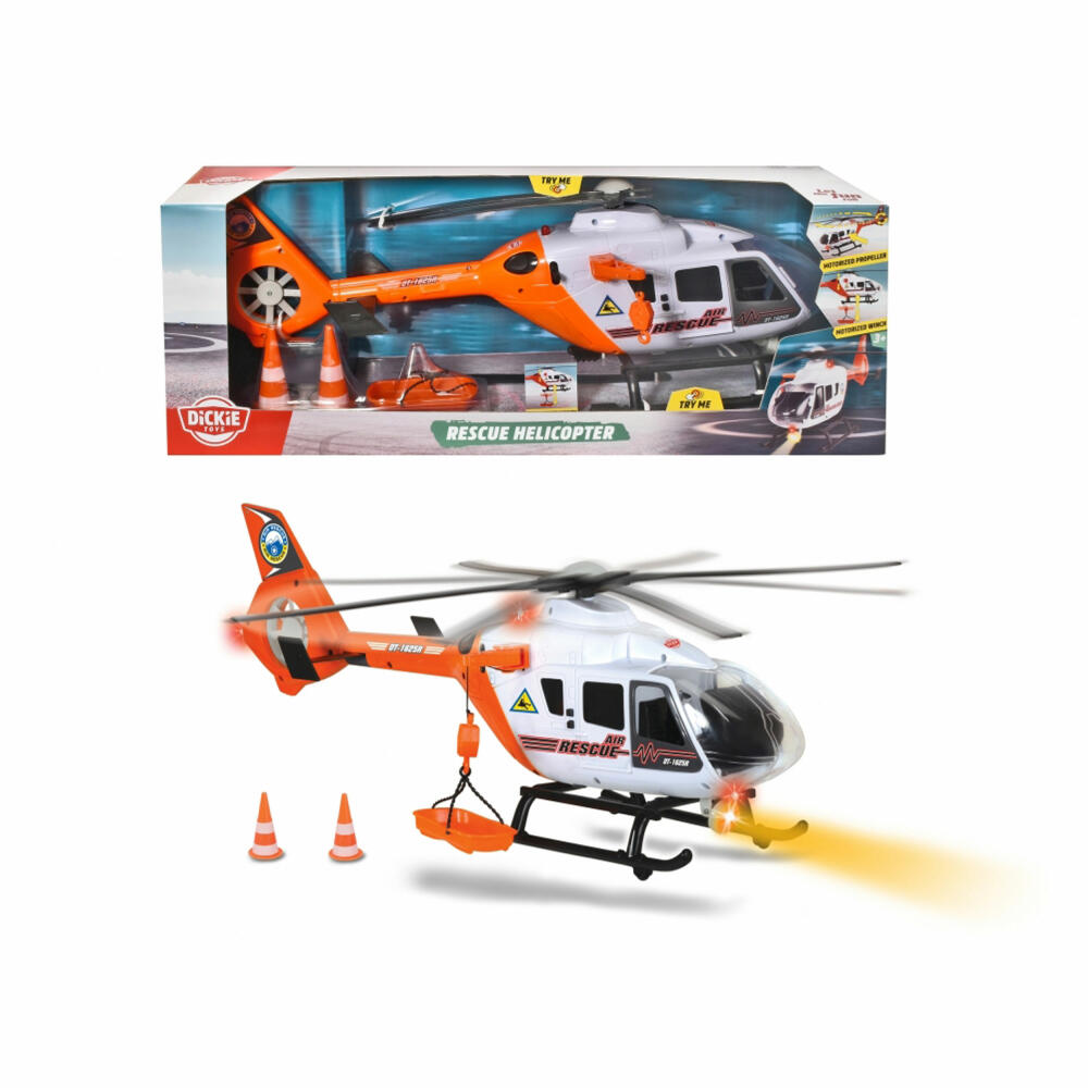 Dickie Toys Rescue Helicopter, Rettungsflieger, Rettungshubschrauber, Helikopter, Hubschrauber, 203719016