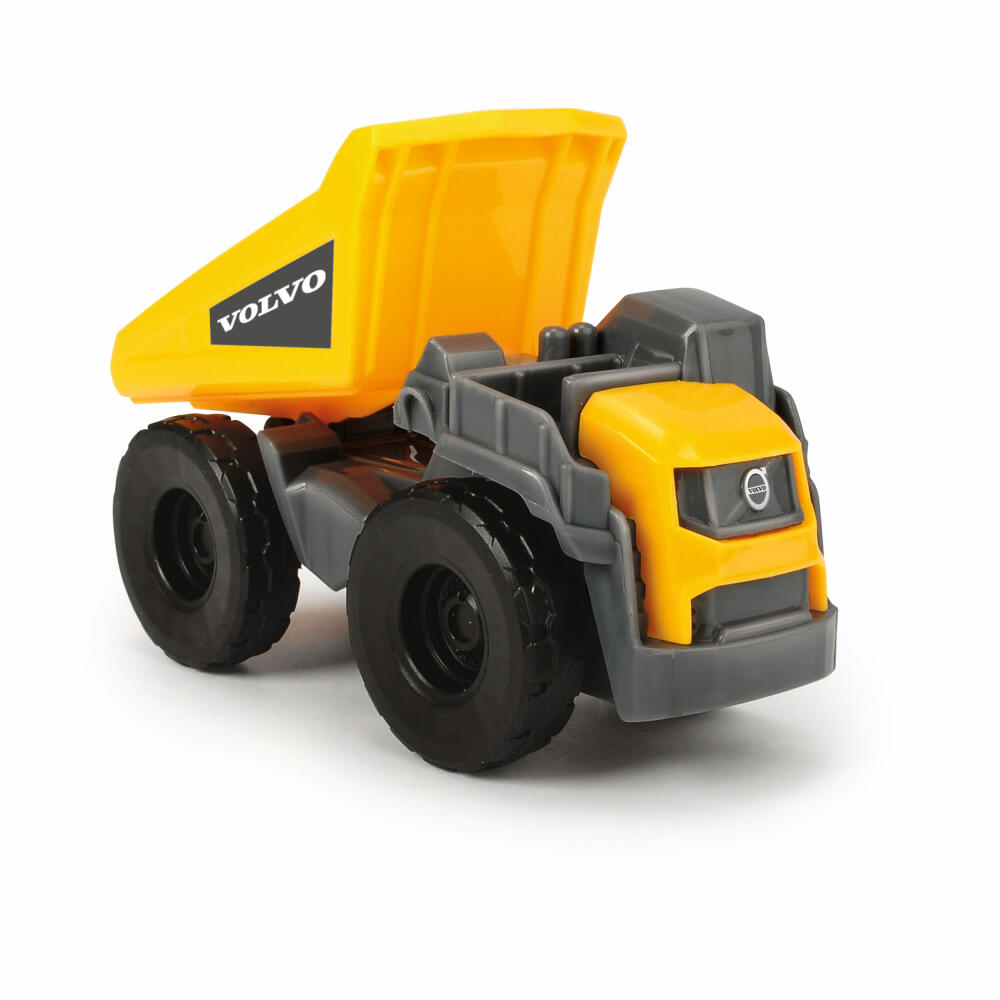 Dickie Toys Volvo Micro Workers, set of 5, construction site set, construction site, vehicles, excavator, wheel loader, roller, 203722008