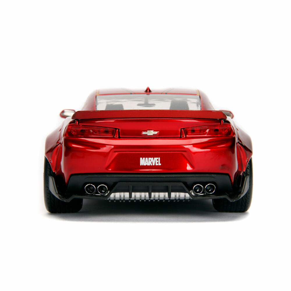 Jada Marvel Iron Man 2016 Chevy Camaro SS, model car, model car, model vehicle, scale 1:24, 253225003