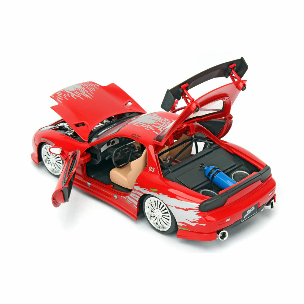 Jada Fast & Furious 1993 Mazda RX-7, model car, model car, model vehicle, scale 1:24, 253203033