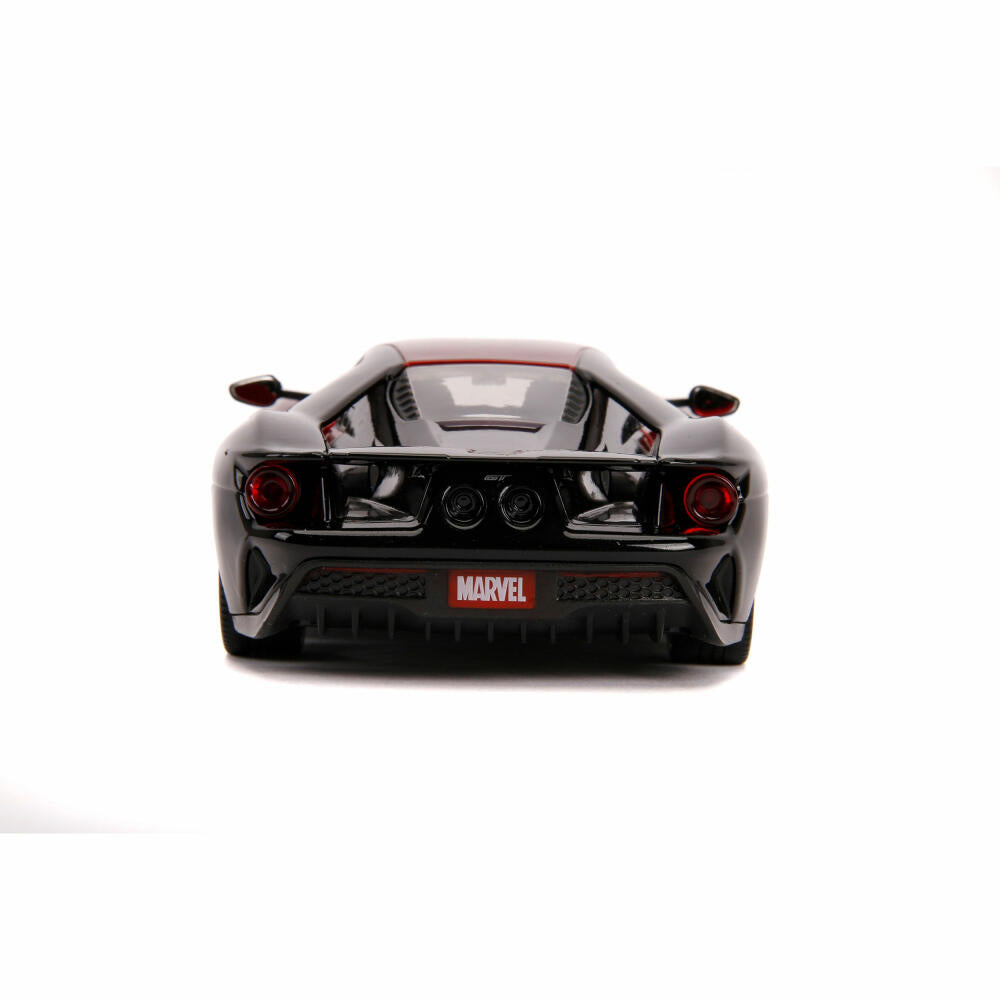 Jada Marvel Miles Morales 2017 Ford GT, model car, model car, model vehicle, figure, scale 1:24, 253225008