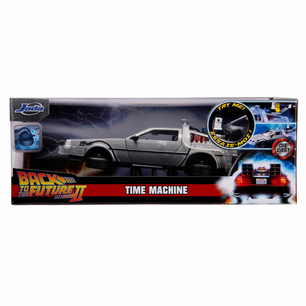 Jada Time Machine Back to the Future 2, model car, model car, model vehicle, scale 1:24, 253255021
