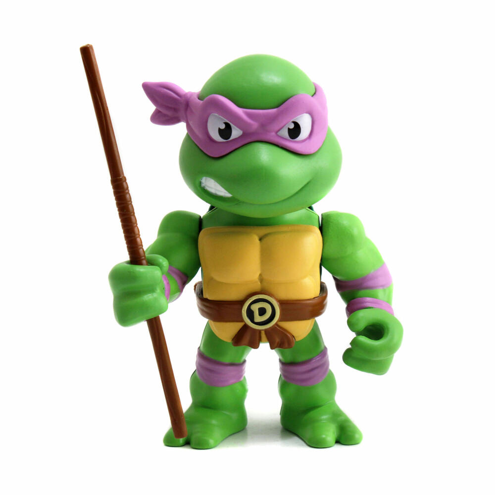 Jada Turtles 4 Donatello Figure, with Accessories, Collectible Figure, Toy, Purple, 10 cm, 253283003