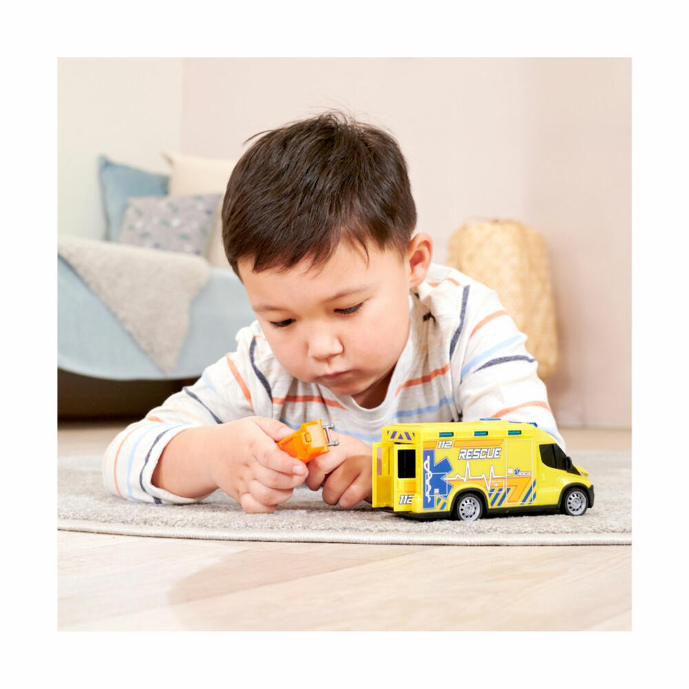 Dickie Toys Iveco Daily Ambulance, ambulance, rescue vehicle, toy, 203713014