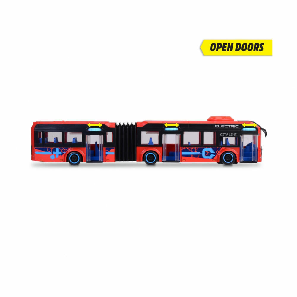 Dickie Toys Volvo City Bus, toy bus, toy car, city bus with articulated joint, toy, 203747015