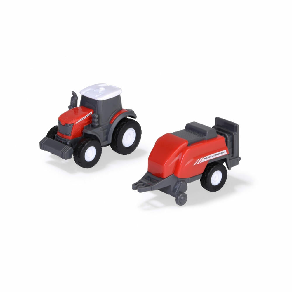 Dickie Toys Massey Ferguson Micro Farm Truck, Farm Vehicles, Toy Car, Toy Car, 203735004