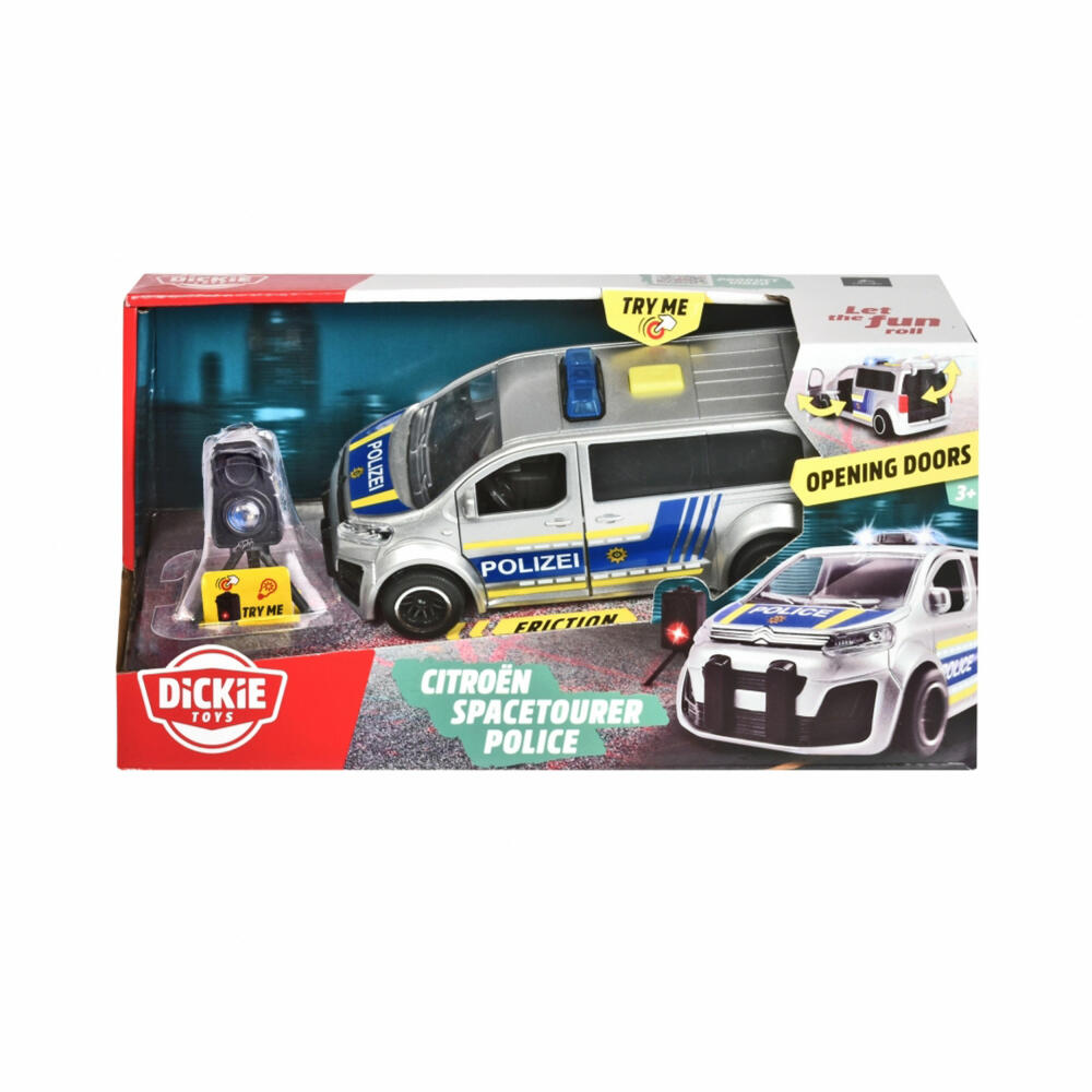 Dickie Toys Citroen SpaceTourer, police car, police, toy car, toy car, 203713015