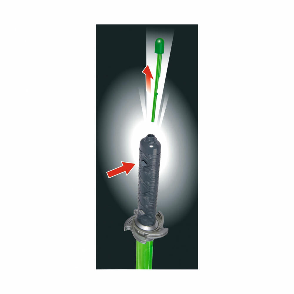 Simba Next Ninja Sword, Lightsaber, Toy Sword, with Shooting Function, Green, 108042237