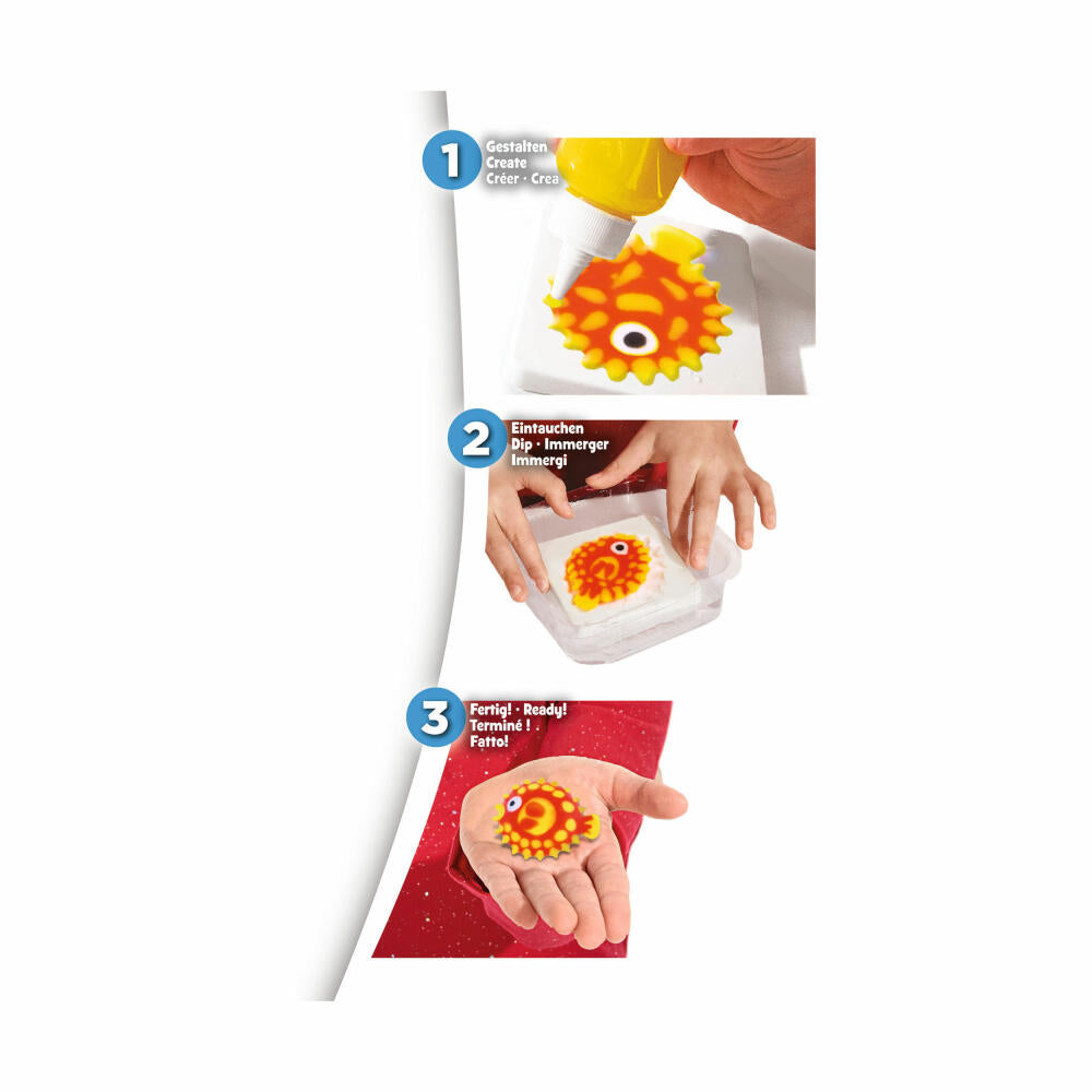 Simba Aqua Gelz Starter Set, Basteln, Figuren, 3D Figur, Wasser Gelfiguren, Gel, Gummifiguren, ab 6 Jahre, 106322450