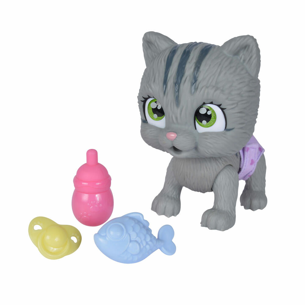 Simba Pamper Petz Cat, Toy Cat, Toy, Pet, Baby Animal, with Function, from 3 Years, 15 cm, 105953051
