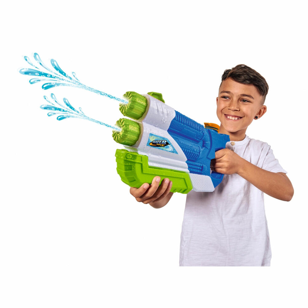 Simba Waterzone Double Blaster, with pump mechanism, water gun, spray gun, 107276075