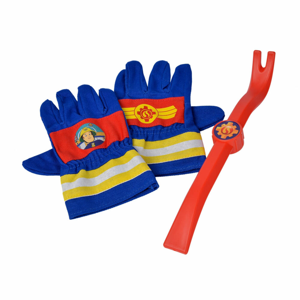 Simba Feuerwehrmann Sam Feuerwehr Handschuhe, Feuerwehrausrüstung, Ausstattung, Kinder, 109252475