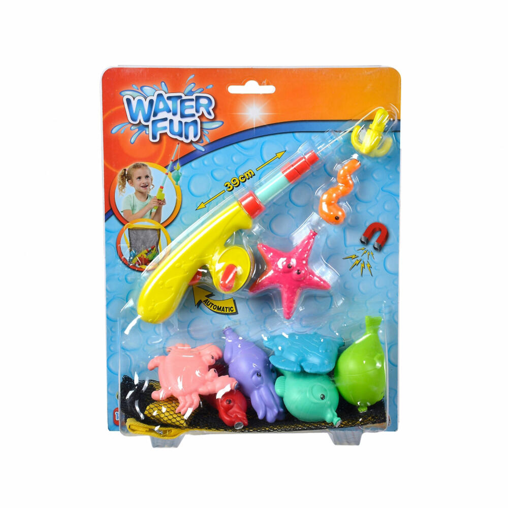 Simba Large Magnet Fishing Game, Extendable Fishing Rod, Fishing, Toy, 107796069