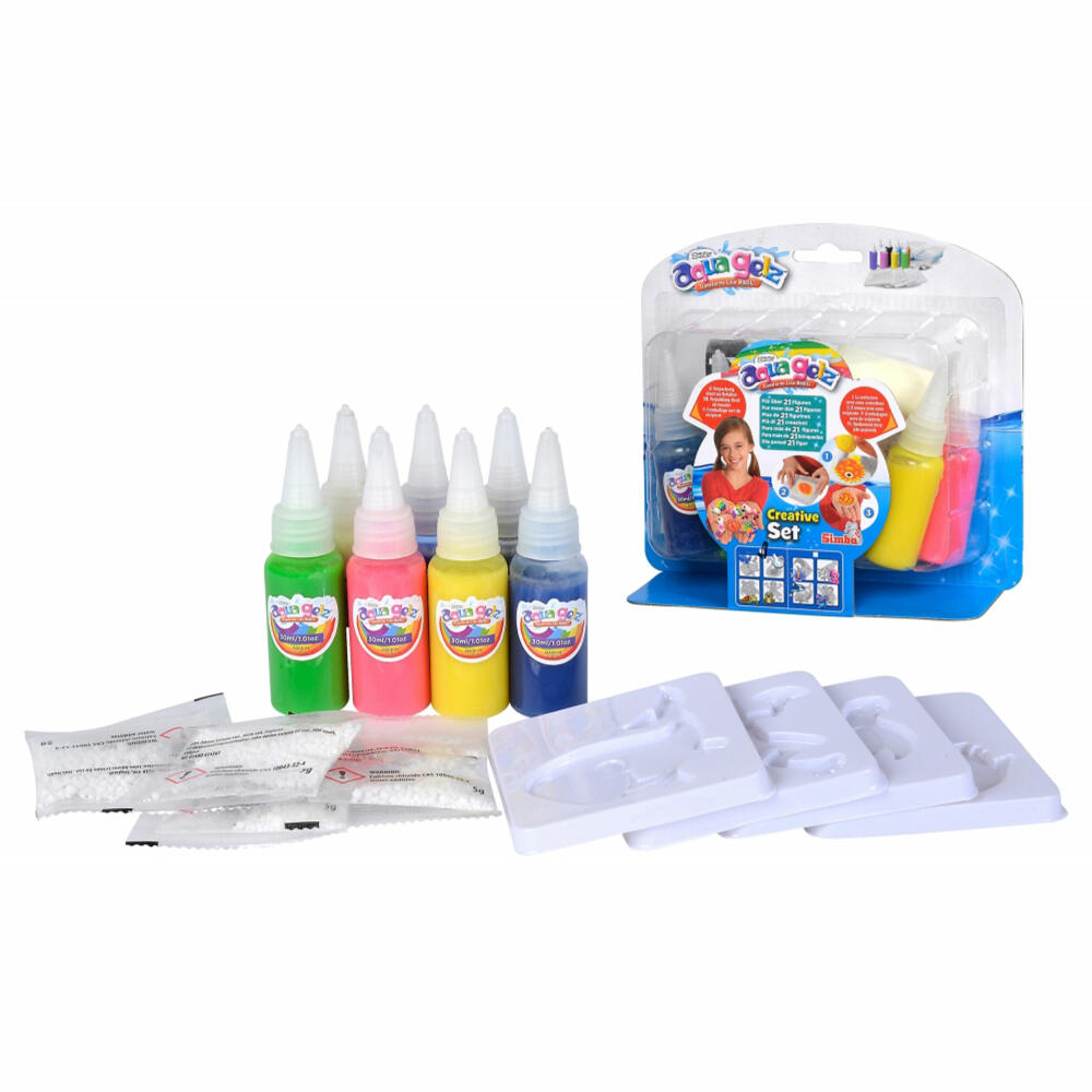 Simba Aqua Gelz Creative Set, Color Gel, Creative Set, 3D Figure, Water Gel Figures, 106322562