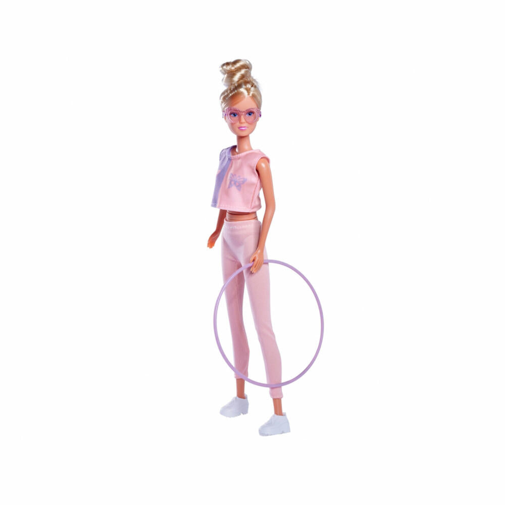Simba Steffi LOVE Hula Hoop, Puppe, Modepuppe, Ankleidepuppe, Sportoutfit, 105733619