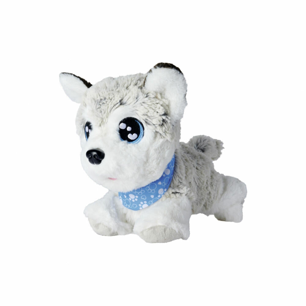 Simba ChiChi Love Happy Husky, elektronisches Kuscheltier, Plüschhund, Hund mit Funktion, Spielzeug, 105890050