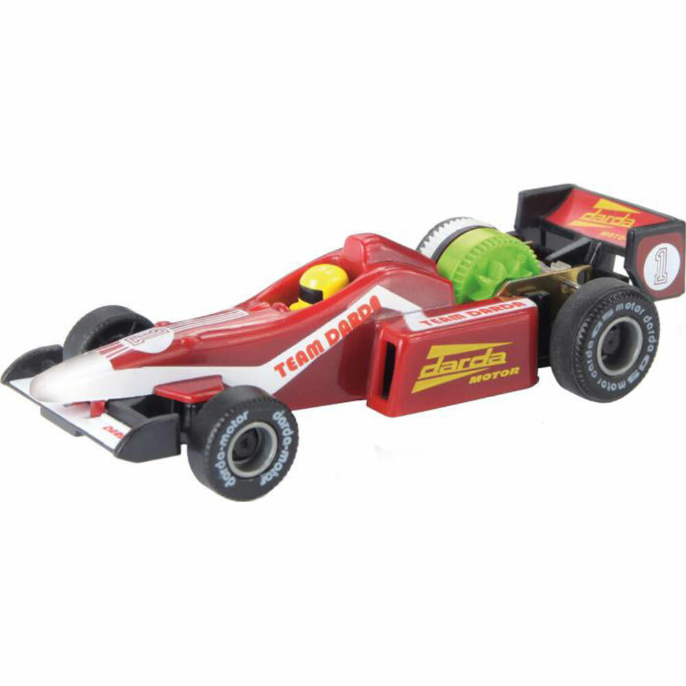 darda Formula 1 racing car, red