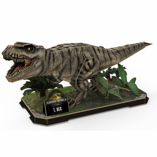 Revell 3D Puzzle Jurassic World Rebirth - T-Rex, Dinosaurier, 45 Teile, 00246