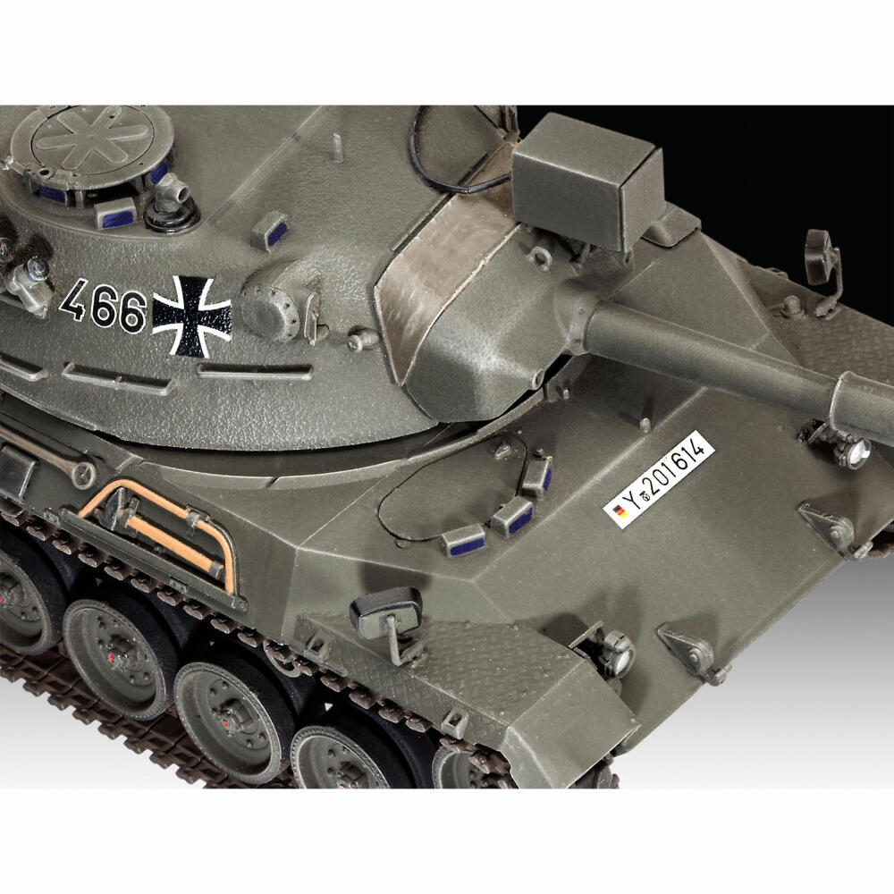 Revell Panzer-Modellbausatz Leopard 1, Militär, 260 Teile, 1:35, 03240