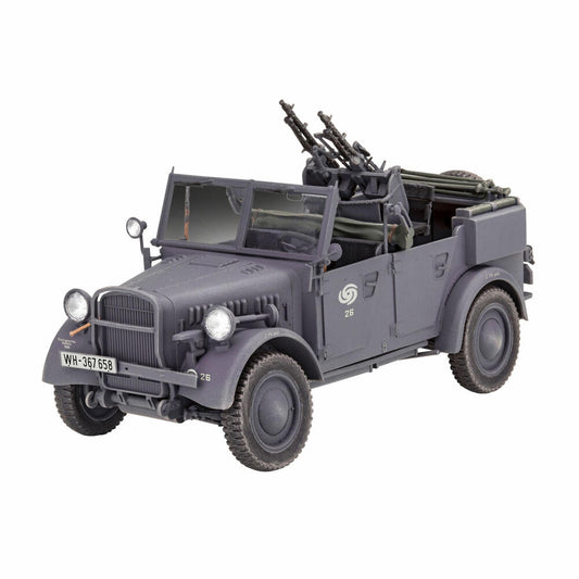Revell Fahrzeug-Modellbausatz le. gl. Einheits-PKW 4, Militär, 254 Teile, 1:35, 03339