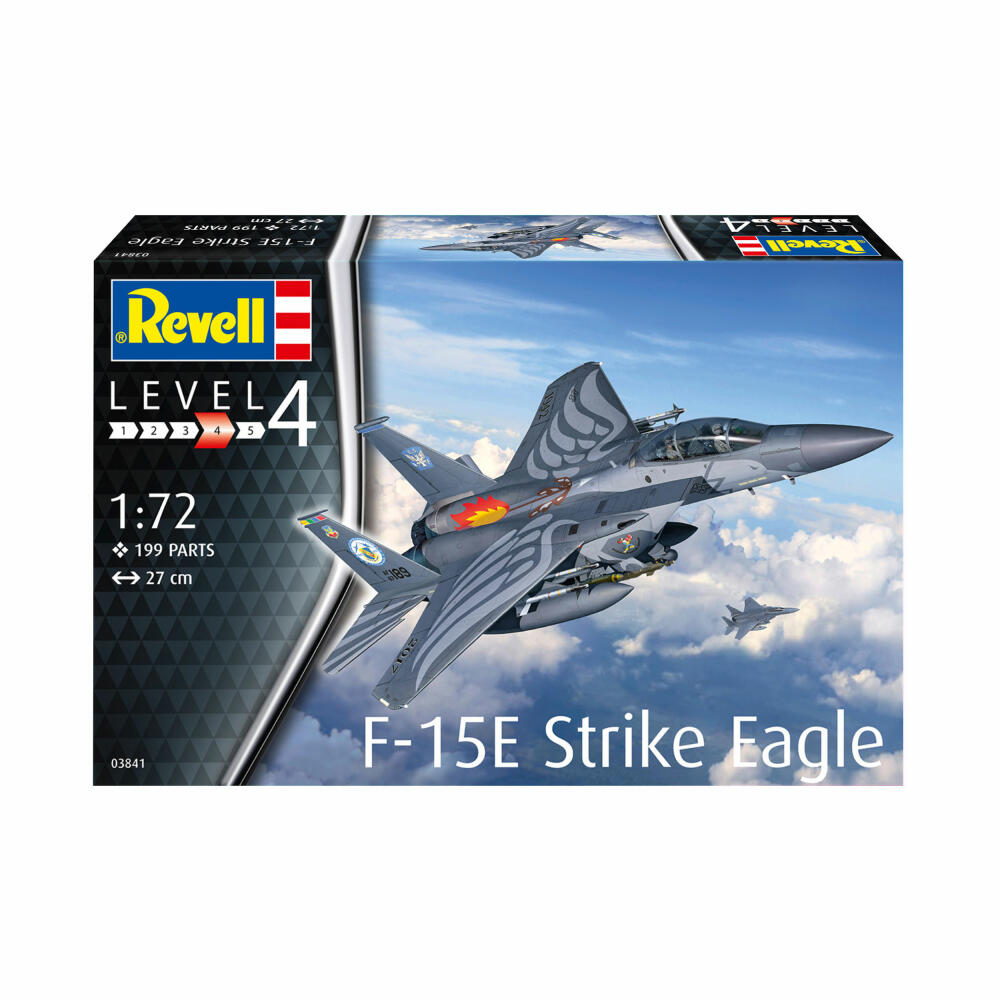 Revell Flugzeug-Modellbausatz F-15E Strike Eagle, 199 Teile, 1:72, 03841