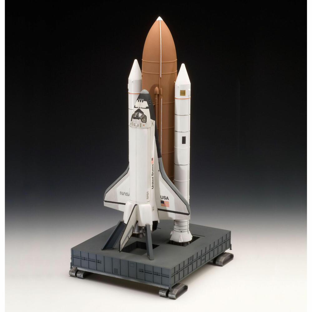 Revell Raumfahrt-Modellbausatz Space Shuttle Discovery & Booster Rockets, 97 Teile, 1:144, 04736