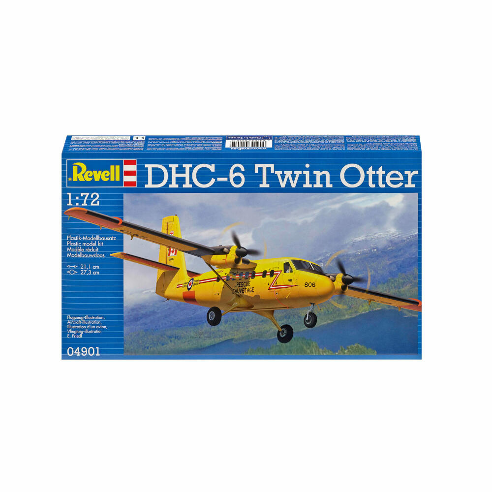 Revell Flugzeug-Modellbausatz DHC-6 Twin Otter, 95 Teile, 1:72, 04901