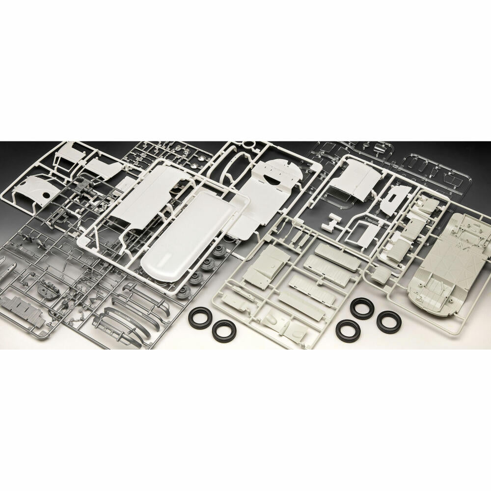 Revell Fahrzeug-Modellbausatz VW T1 Panel Van Gulf, Auto, 123 Teile, 1:24, 07726