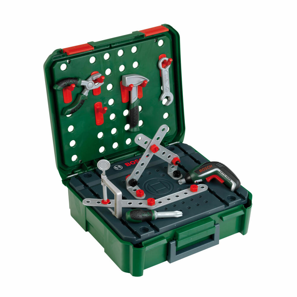 Theo Klein Bosch Workbench Case Ixolino II, Workbench, Tool Case, Toy Tools, Toy, 8396