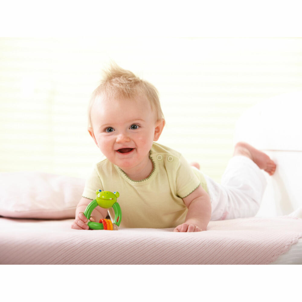 HABA grasping toy quack frog, baby games, baby games, grasping game, motor skills toy, toy, 5189