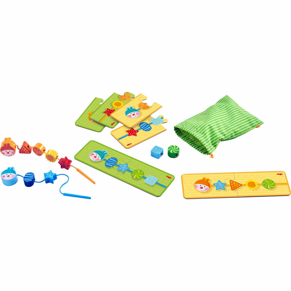HABA Threading Game Caterpillar, Threading Toy, Motor Skills, Toy, from 18 Months, 1304653001