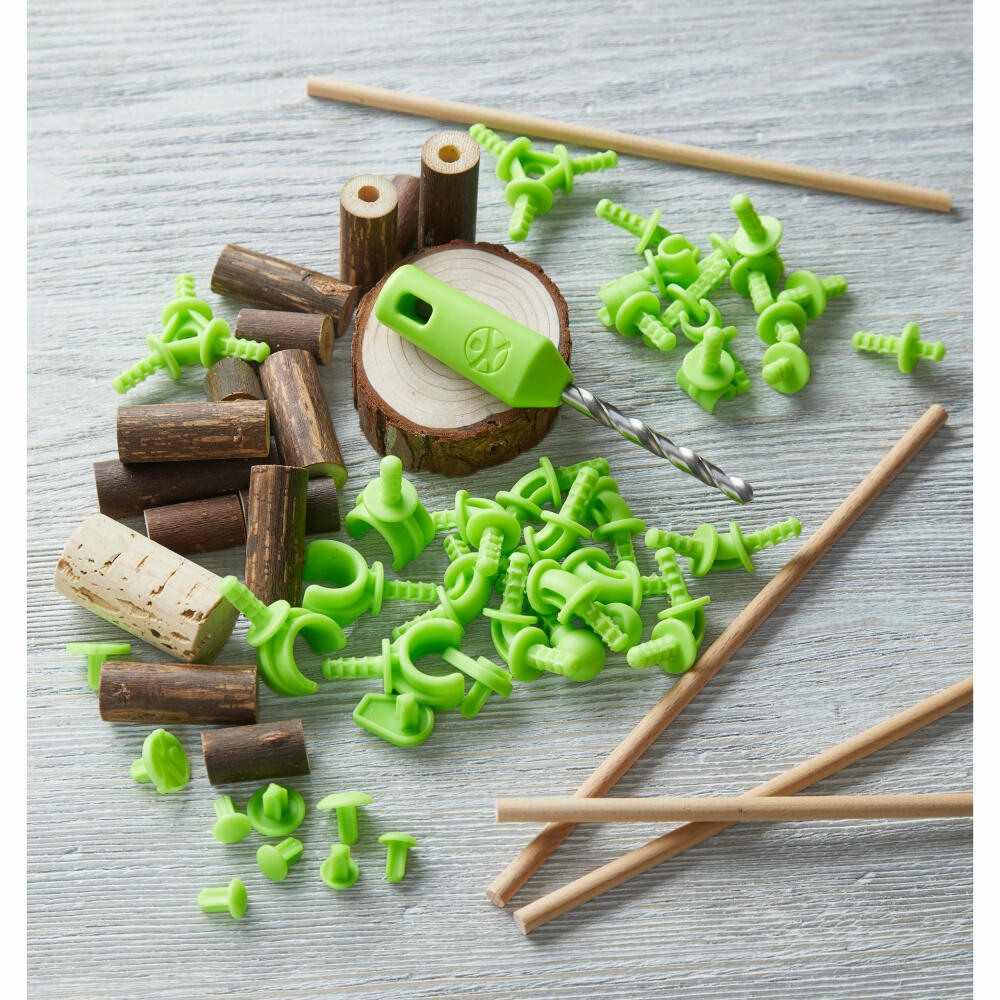 HABA Terra Kids Connectors Starter-Konstruktions-Set, Bastelset, Bausatz, Baukasten, ab 8 Jahren, 1305341001