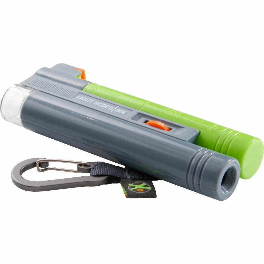 HABA Terra Kids Mikroskop, Taschenmikroskop, 30fach Vergrößerung, Kinder, ab 6 Jahren, 1305376001
