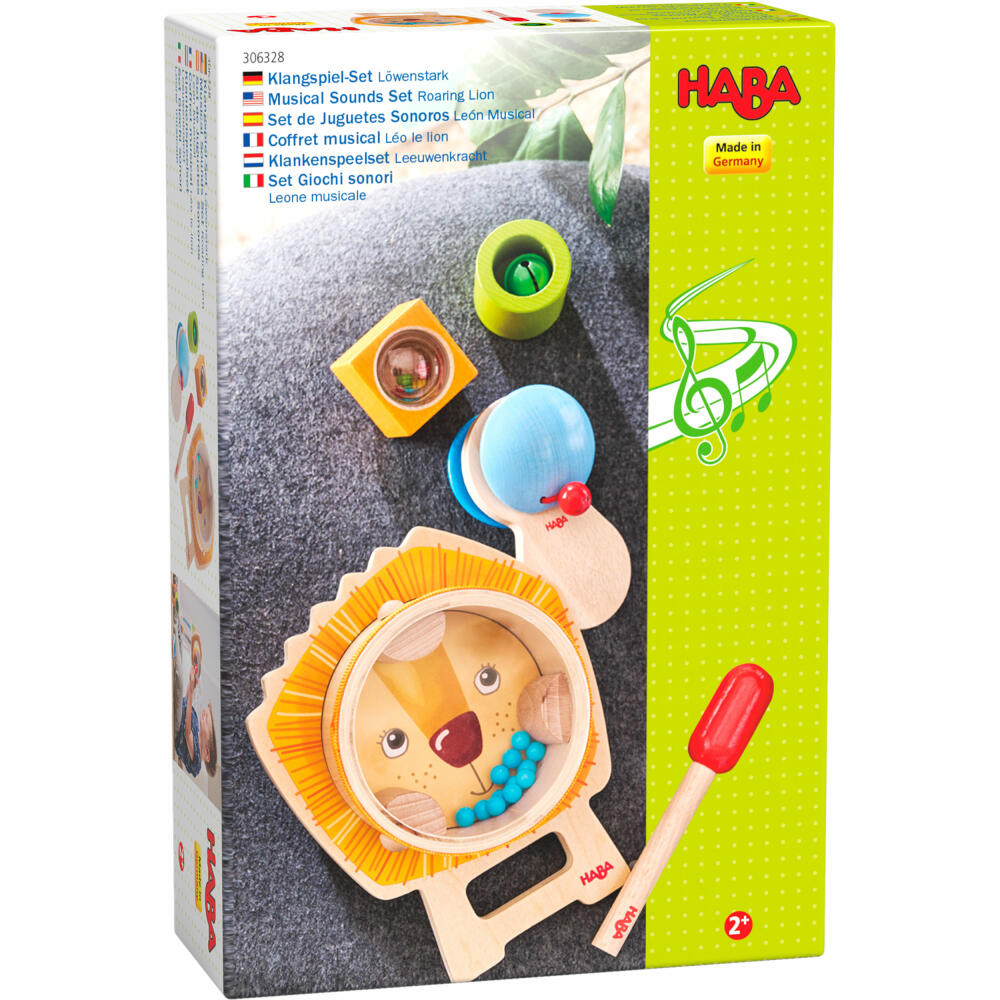 HABA Wind Chime Set Lion Strong, Sound Toys, Instruments, Children, Toys, from 2 years, 1306328001