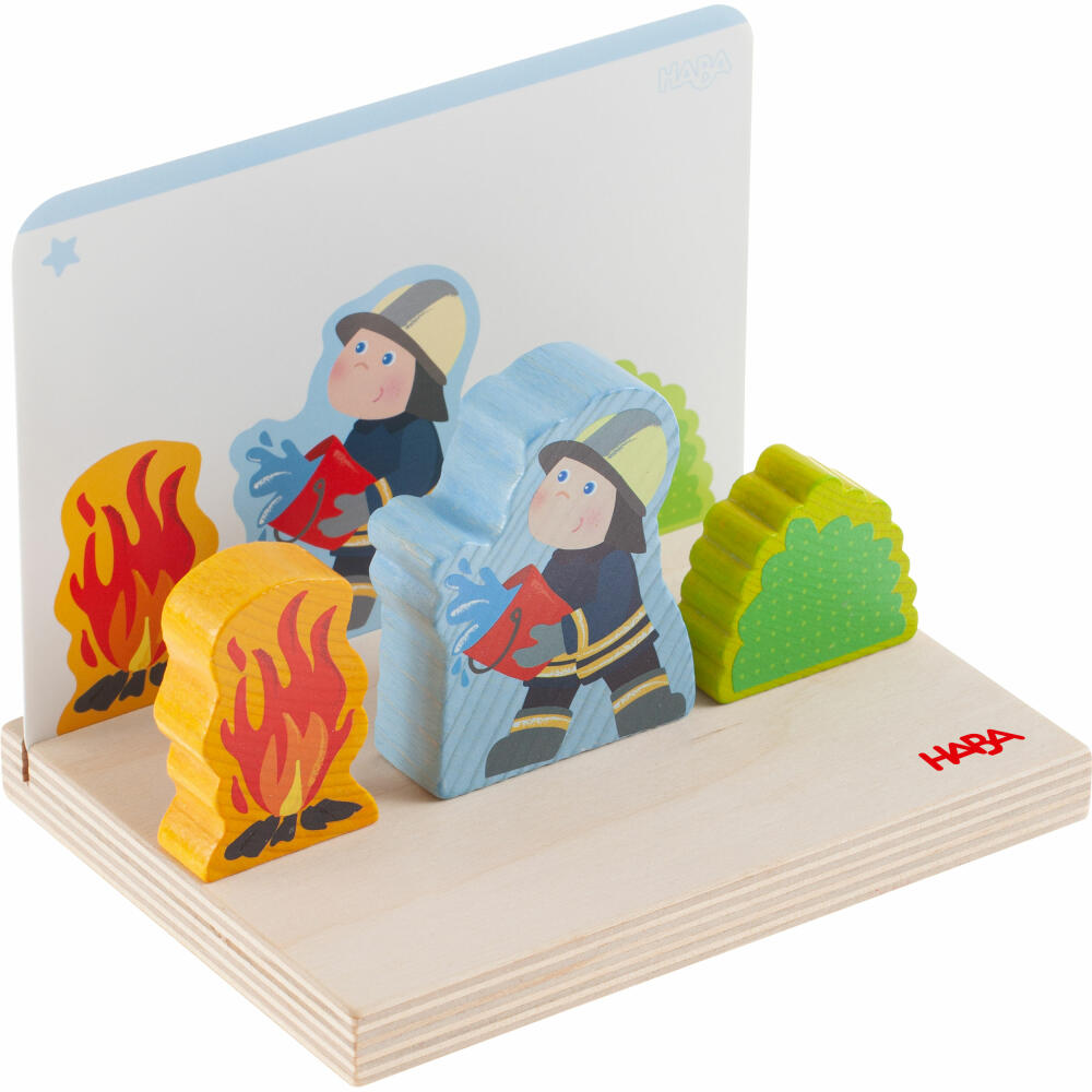 HABA stacking toy fire brigade, stacking game, children's game, toy, from 18 months, 1306706001