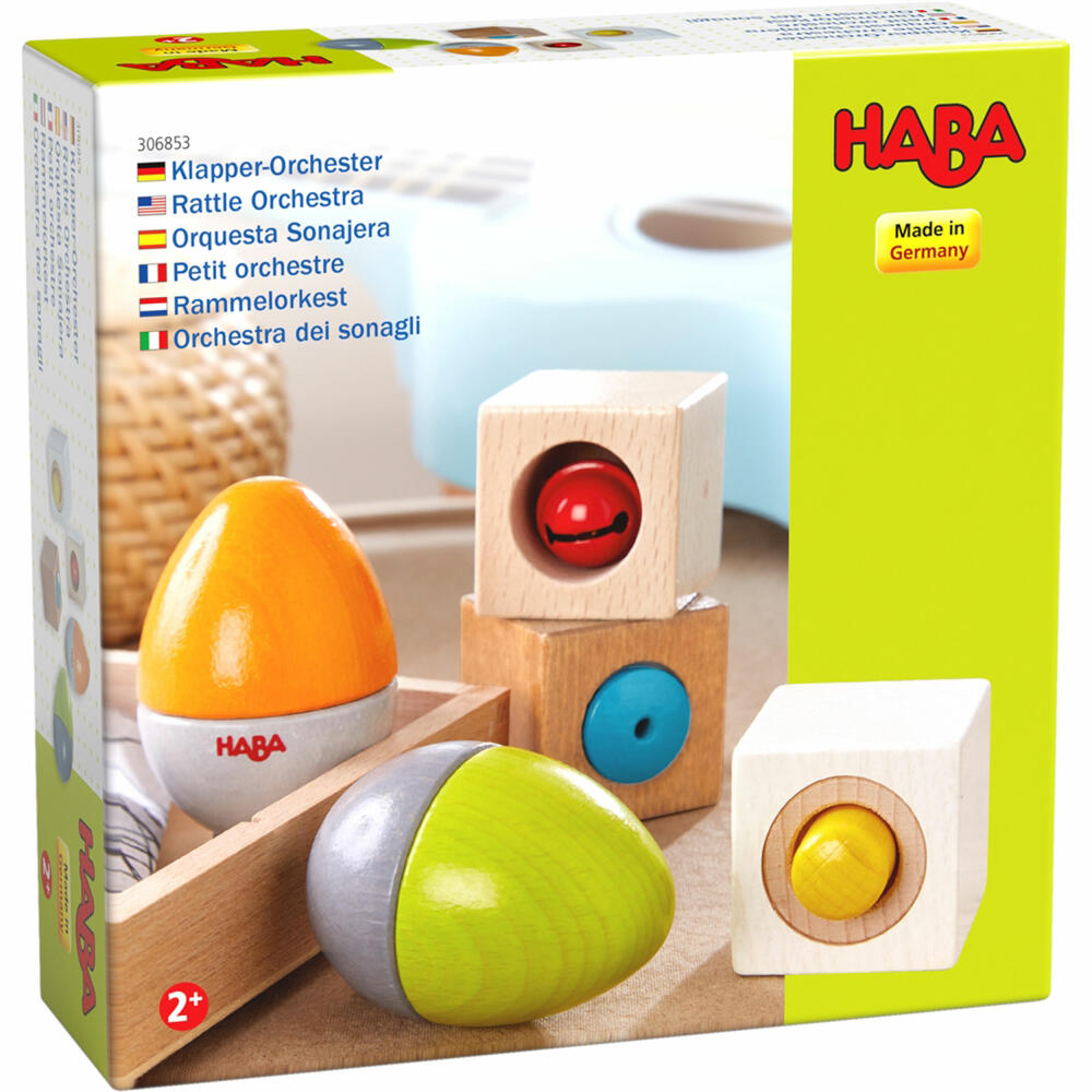 HABA Rattle Orchestra, Musical Toy, Rattle, Children, from 2 years, 1306853001