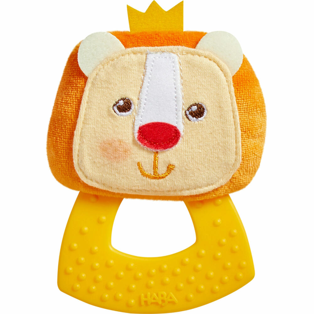 HABA Beißkerl Lion, teething ring, grasping toy, rattle, toy, from birth, 1306959001