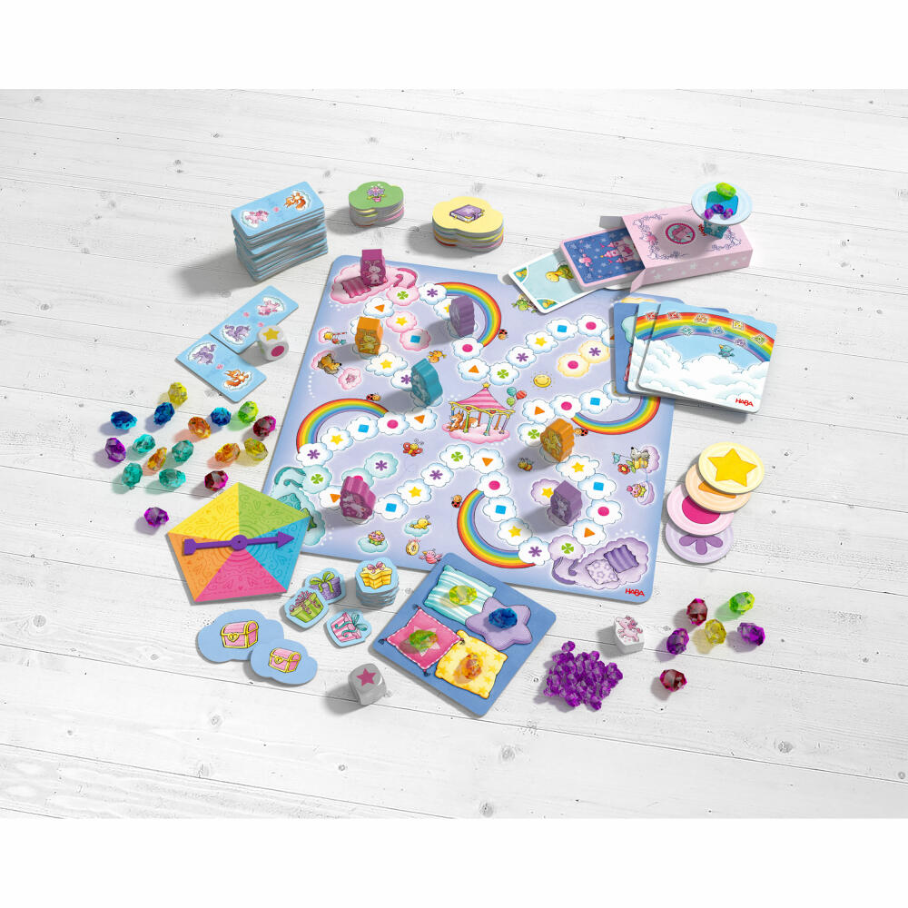 HABA Unicorn Glitter Luck - Game Collection, Children's Game, Children's Games, from 3 years, 2010879001