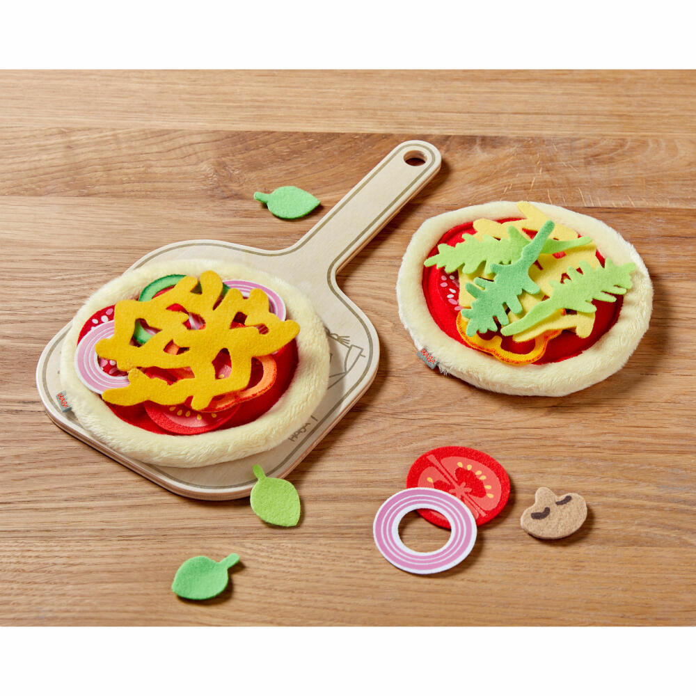 HABA Pizza-Set mit Brettchen, Spielzeuglebensmittel, Spielzeug, Kinder, ab 3 Jahren, 2012081001