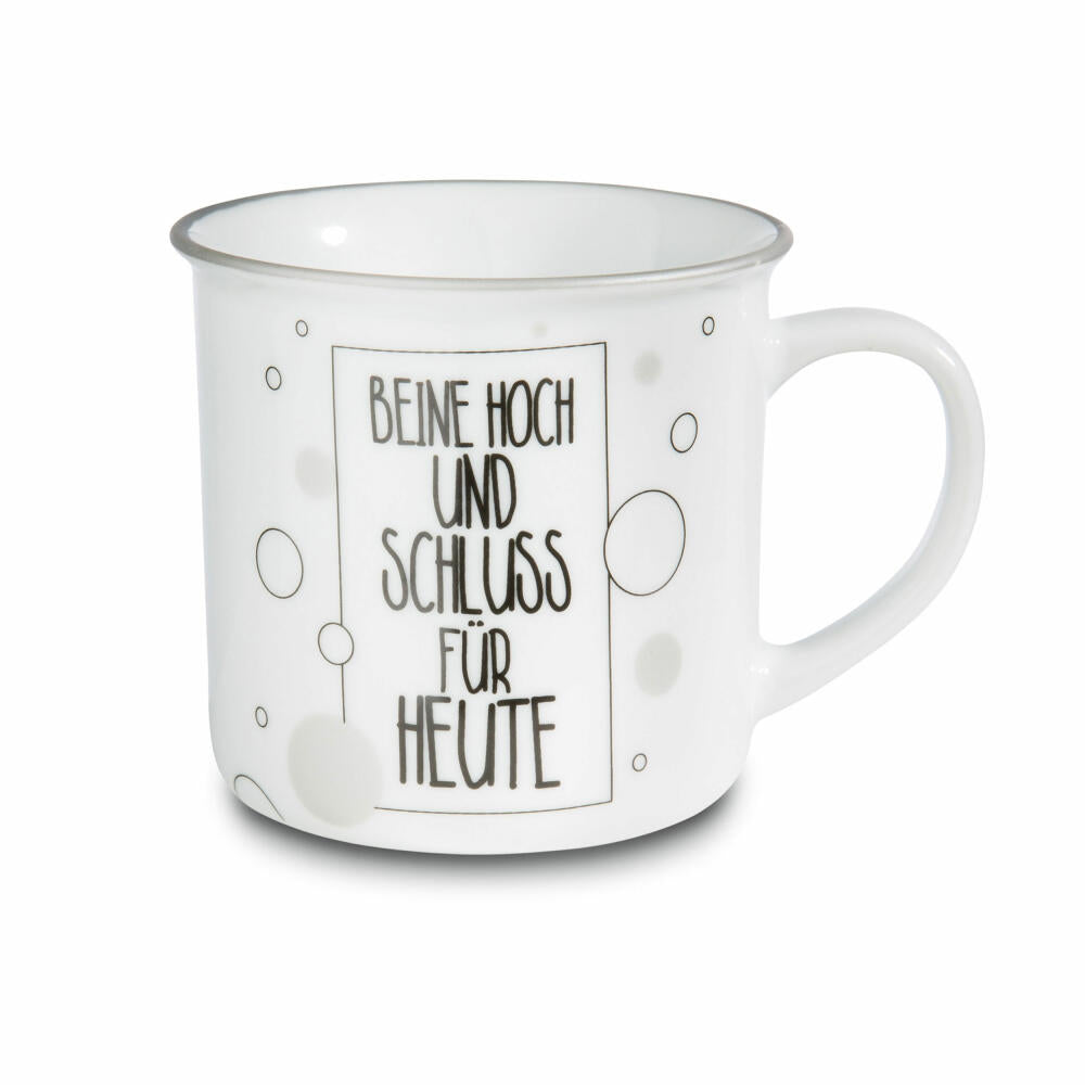 NICI Mug Legs up and that's it for today, Coffee Cup, Mug, Porcelain, Colorful, 45033