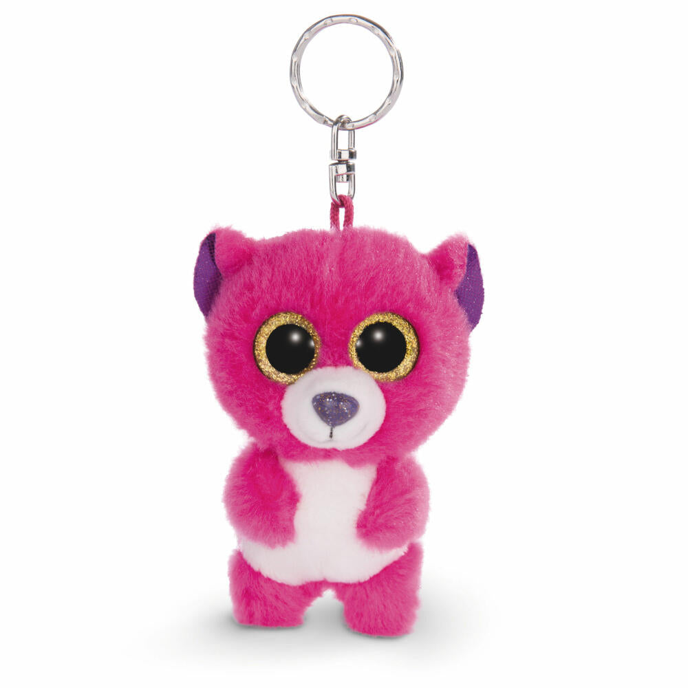 NICI Glubschis keyring bear Briggy, dangling, plush, polyester, pink, 9 cm, 45541