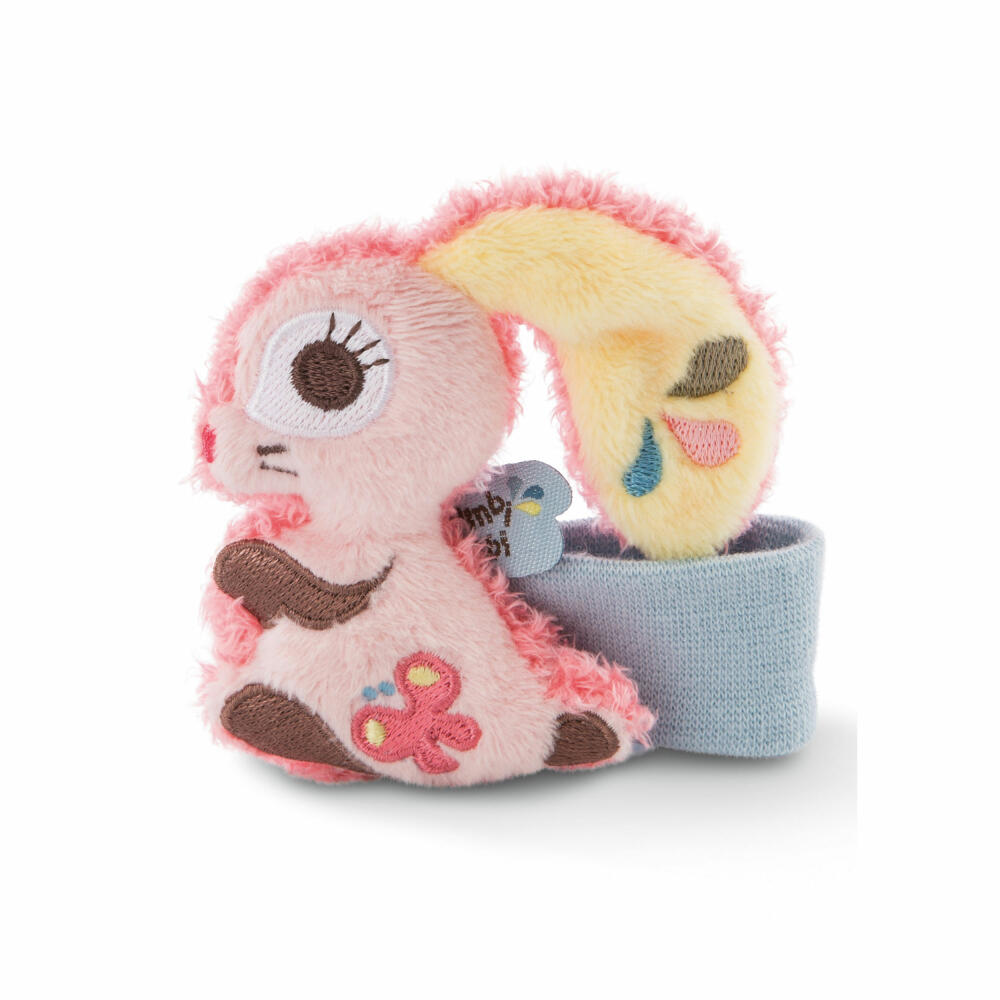 NICI My First Nici Wombi Tombi Rattle Bracelet Rabbit Hopsali, Rattle Bracelet, Baby Toy, 46589