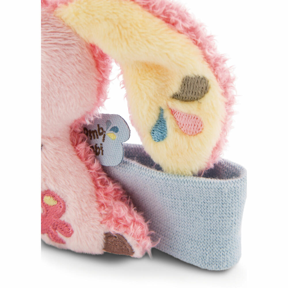 NICI My First Nici Wombi Tombi Rattle Bracelet Rabbit Hopsali, Rattle Bracelet, Baby Toy, 46589