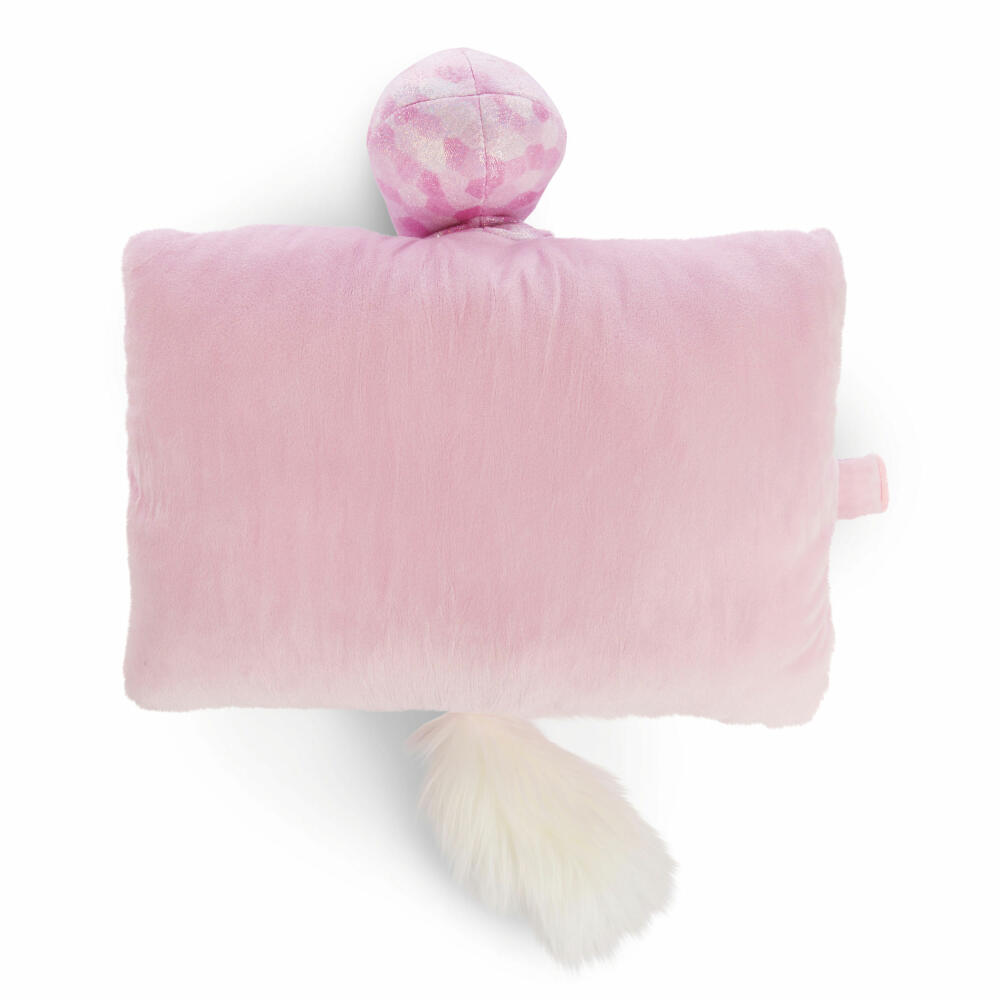 NICI Theodor and Friends Kuscheltierkissen Einhorn Pink Diamond, Kuscheltier Kissen, Kuschelkissen, 40 x 30 cm, 47636