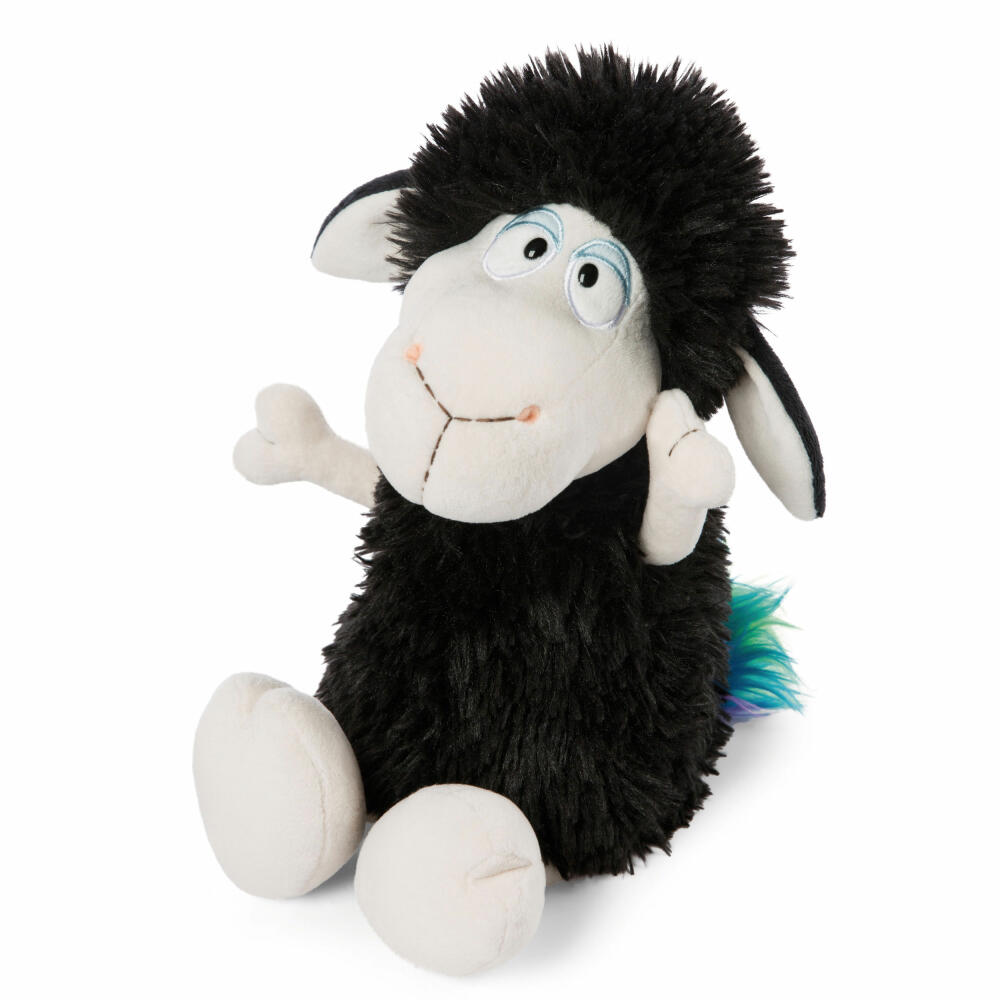 NICI Wolf Ulvy & Friends Schaf Jerome Schlenker, Kuscheltier, Plüschtier, Stofftier, Plüsch / Polyester, 35 cm, 48252