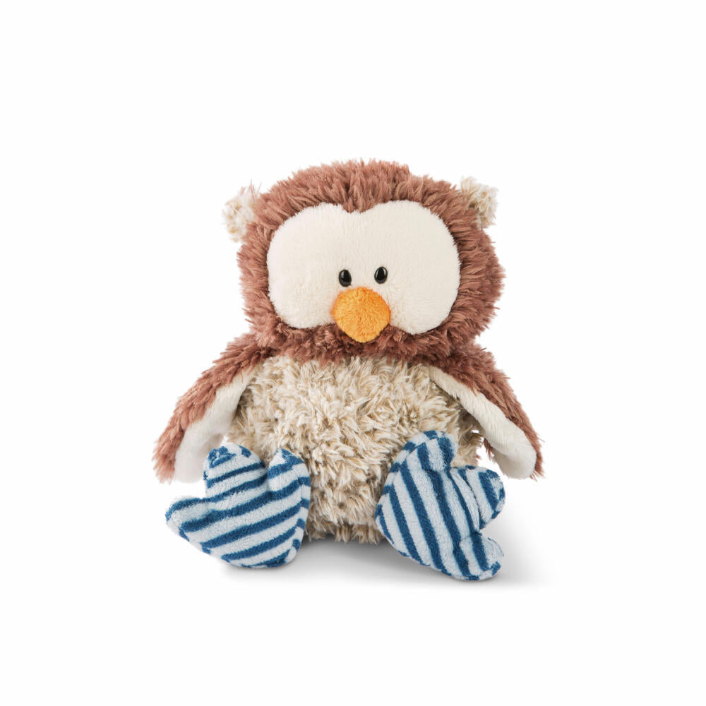NICI The Owlsons Owl Oscar with joint, head rotatable, cuddly toy, plush toy, stuffed toy, plush, 25 cm, 48461