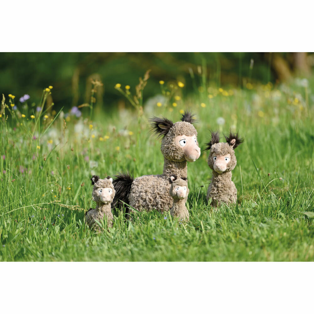 NICI Green Alpaca & Friends Alpaca Chic Paka Standing, Cuddly Toy, Plush Toy, Stuffed Toy, 35 cm, 48607