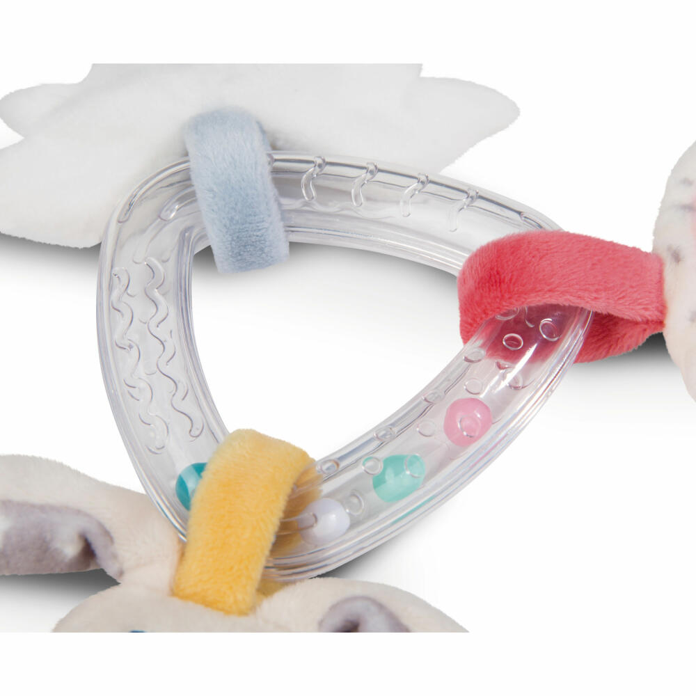 NICI My First NICI Set cuddly blanket & rattle ring bunny, comforter, rattle, gift, baby, 48679